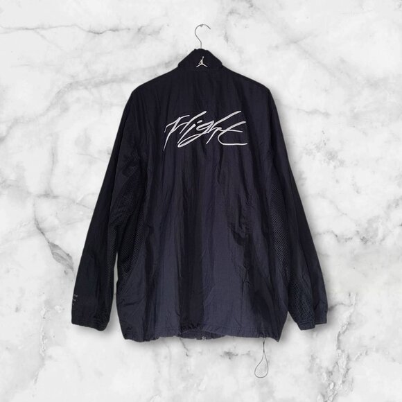 Air Jordan Flight Jacket Windbreaker Side Mesh Men's XXL - Picture 4 of 14